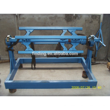 China simple manual steel coil decoiler machine